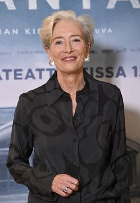 Actress Emma Thompson poses in Helsinki, Finland, on November 27, 2025. Thompson stars the action thriller Dead of Winter which was filmed in the Koli region in North Karelia, Finland. Helsinki Finland  Copyright: xMarkkuxUlanderx LKLAPM20251127113442D312