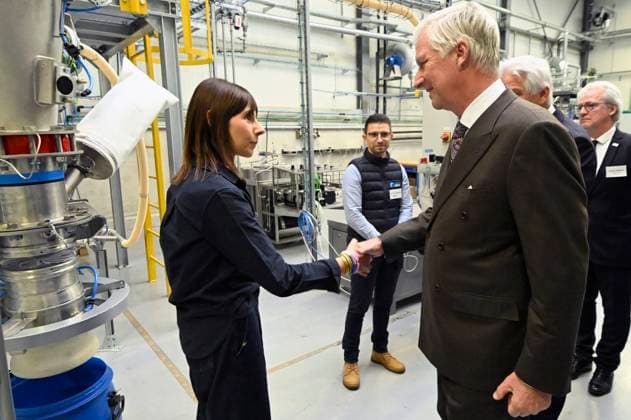 King Philippe visits the Materia Nova Research Centre in Mons MONS, BELGIUM - NOVEMBER 27 : King Philippe visits the Materia Nova Research Centre in Mons (an accelerator of responsible innovation that facilitates technology transfer between fundamental research and industry to promote energy transition and the deployment of the circular economy) on November 27, 2025 in Mons, Belgium, 27 11 2025 Mons Belgium  Copyright: xDidierxLebrunx