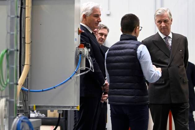 King Philippe visits the Materia Nova Research Centre in Mons MONS, BELGIUM - NOVEMBER 27 : King Philippe visits the Materia Nova Research Centre in Mons (an accelerator of responsible innovation that facilitates technology transfer between fundamental research and industry to promote energy transition and the deployment of the circular economy) on November 27, 2025 in Mons, Belgium, 27 11 2025 Mons Belgium  Copyright: xDidierxLebrunx