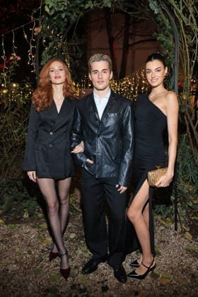 26 11 2025, Johanna Fischer, Luis Freitag and CŽline Bethmann as guests at the Magical Christmas Ball by LeGer by Lena Gercke, Clärchens Ballhaus, Berlin, Berlin
