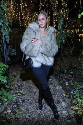 26 11 2025, Elena Carriere as a guest at the Magical Christmas Ball by LeGer by Lena Gercke, Clärchens Ballhaus, Berlin, Berlin