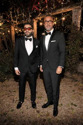 26 11 2025, Ashwin Tchanra and Patrick Owomoyela as guests at the Magical Christmas Ball by LeGer by Lena Gercke, Clärchens Ballhaus, Berlin, Berlin