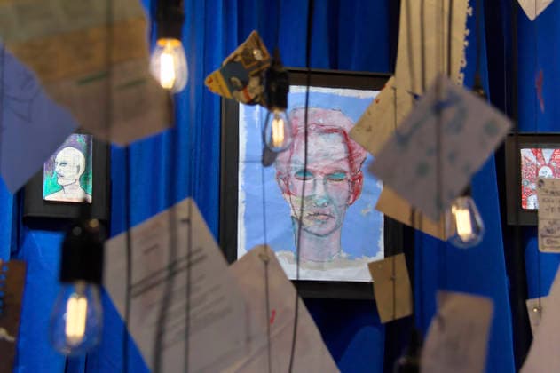 Artworks by Johnny Depp in the exhibition A Bunch of Stuff Tokyo at NEWoMan Takanawa Tokyo, 27 11 2025 Foto:xK.xNarax xFuturexImagex depp_5105
