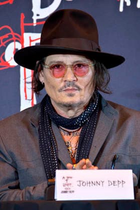 Johnny Depp at a press conference for his exhibition A Bunch of Stuff Tokyo at NEWoMan Takanawa Tokyo, 27 11 2025 Foto:xK.xNarax xFuturexImagex depp_5110