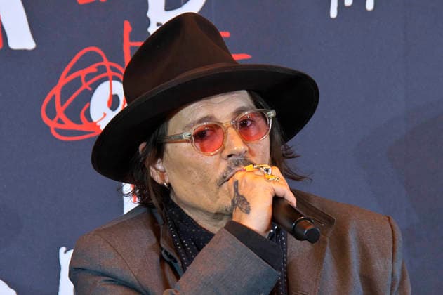 Johnny Depp at a press conference for his exhibition A Bunch of Stuff Tokyo at NEWoMan Takanawa Tokyo, 27 11 2025 Foto:xK.xNarax xFuturexImagex depp_5112