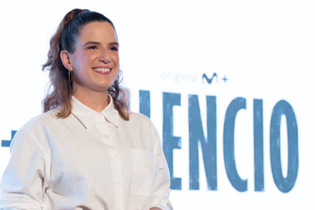 November 27, 2025, Madrid, Spain: Actress Carolina Rubio attends the Silencio photocall at Espacio Movistar. Madrid Spain - ZUMAs197 20251127_aaa_s197_082 Copyright: xAtilanoxGarciax