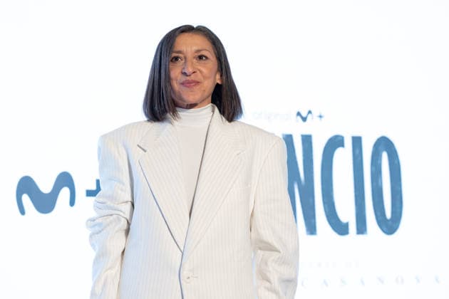 November 27, 2025, Madrid, Spain: Actress Mariola Fuentes attends the Silencio photocall at Espacio Movistar. Madrid Spain - ZUMAs197 20251127_aaa_s197_088 Copyright: xAtilanoxGarciax