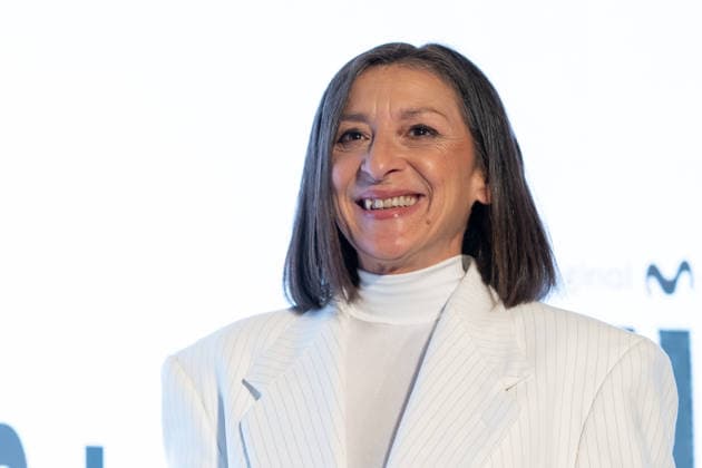 November 27, 2025, Madrid, Spain: Actress Mariola Fuentes attends the Silencio photocall at Espacio Movistar. Madrid Spain - ZUMAs197 20251127_aaa_s197_094 Copyright: xAtilanoxGarciax