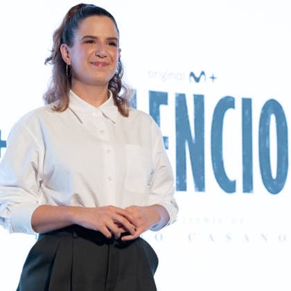 November 27, 2025, Madrid, Spain: Actress Carolina Rubio attends the Silencio photocall at Espacio Movistar. Madrid Spain - ZUMAs197 20251127_aaa_s197_096 Copyright: xAtilanoxGarciax