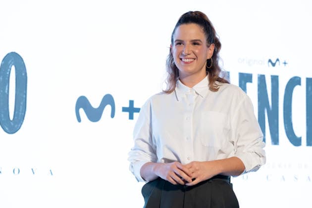 November 27, 2025, Madrid, Spain: Actress Carolina Rubio attends the Silencio photocall at Espacio Movistar. Madrid Spain - ZUMAs197 20251127_aaa_s197_100 Copyright: xAtilanoxGarciax