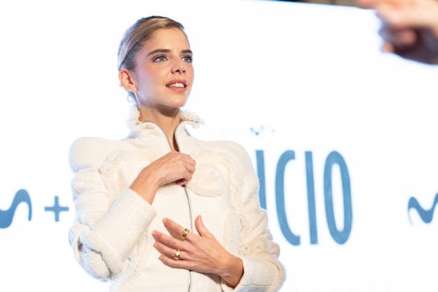 November 27, 2025, Madrid, Spain: Actress Lucia Diez attends the Silencio photocall at Espacio Movistar. Madrid Spain - ZUMAs197 20251127_aaa_s197_106 Copyright: xAtilanoxGarciax