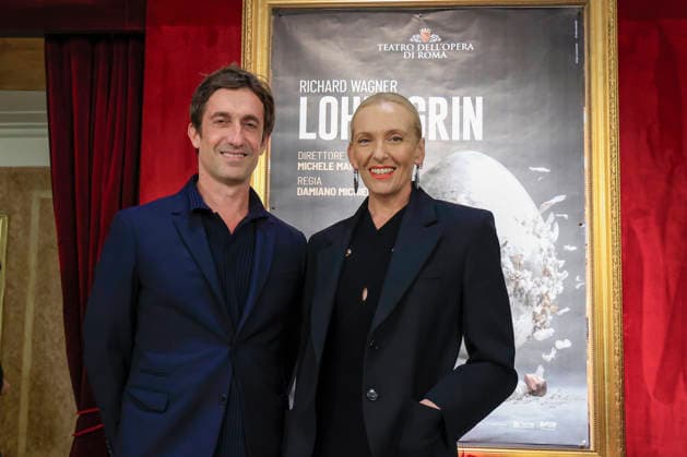 November 27, 2025, Rome, Rome, ITALIA: The Teatro dell Opera season opens with the premiere of Lohengrin. Pictured are Benjamin Pech and Toni Collette. Rome, Italy 27 November 2025 Rome ITALIA  - ZUMAa289 20251127_zia_a289_063 Copyright: xRichardxDexLucax