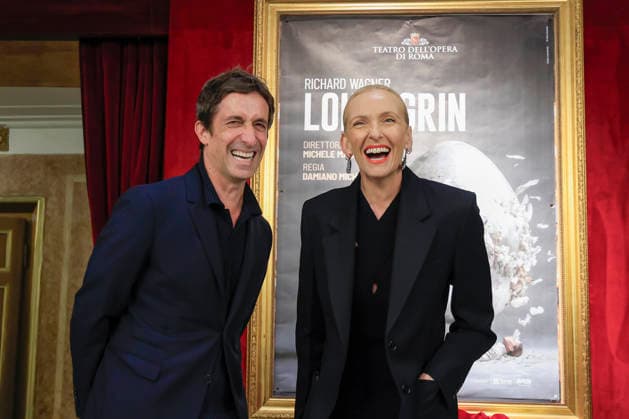 November 27, 2025, Rome, Rome, ITALIA: The Teatro dell Opera season opens with the premiere of Lohengrin. Pictured are Benjamin Pech and Toni Collette. Rome, Italy 27 November 2025 Rome ITALIA  - ZUMAa289 20251127_zia_a289_064 Copyright: xRichardxDexLucax