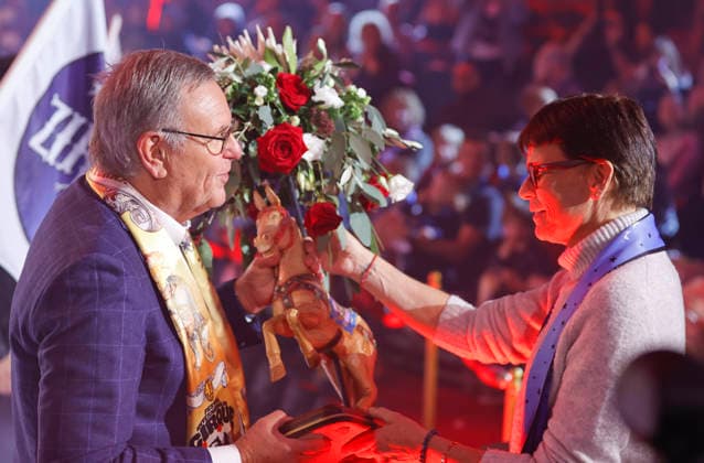 Rust, Germany November 27, 2025 Preview of the Monte Carlo Circus Festival meets Europa Park in the presence of H S H Princess Stephanie of Monaco and Roland Mack Europa Park Preview of the Monte Carlo Circus Festival meets Europa Park in the presence of H S H Princess Stephanie of Monaco