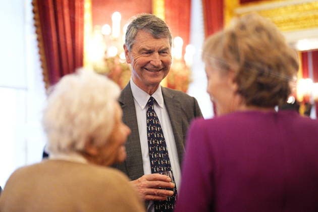 Princess Royal hosts Not Forgotten Association tea party Vice Admiral Sir Timothy Lawrence meeting guests during a tea party for the Not Forgotten Association members at St James s Palace, London. Picture date: Thursday November 27, 2025., Credit:Aaron Chown Avalon UK, London  Copyright: xAaronxChownx xAvalonx 1054988856