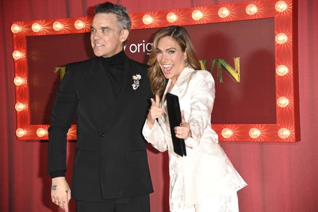 Tinsel Town world premiere, Vue Leicester Square, London, UK, 27 November 2025 Robbie Williams and Ayda Field at the world premiere of Tinsel Town, Vue Leicester Square, London, UK, 27 November 2025., Credit:Justin Ng Avalon United Kingdom, London  Copyright: xJustinxNgx xAvalonx 1054994951