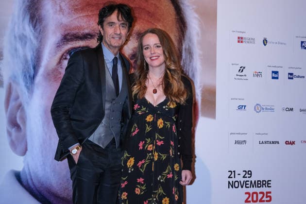 43rd Torino Film Festival 2025 - Day 7 in Italy, 27 November 2025 (L to R) Giulio Base and Nora Jaenicke attend during the 43rd Torino Film Festival 2025 on November 27, 2025 in Turin, Italy., Credit:Davide Di Lalla - Unicode Images Avalon Italy, Turin, Museum of Radio and Television,  Copyright: xDavidexDixLallax-xUnicodexImagesx xAvalonx 1054997041
