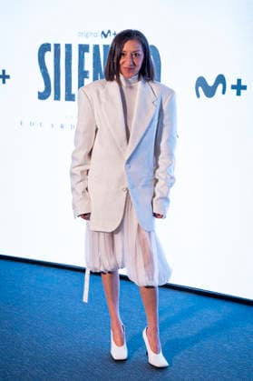 Silencio Photocall, Madrid, Spain - 27 Nov 2025 Mariola attends to Silencio Photocall at Espacio Movistar on 27 November, 2025 in Madrid, Spain (Credit: Miguel Escavias Alfa Images) Madrid Espacio Movistar Madrid Spain Copyright: x x2025xMiguelxEscavias AlfaxImagesx