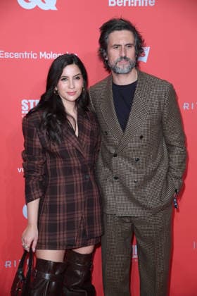 Chryssanthi Kavazi with husband Tom Beck GQ MEN OF THE YEAR AWARDS 2025 at the Metropol in Berlin on 27 11 2025