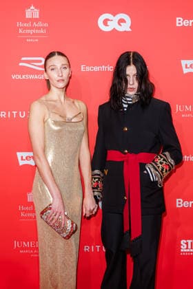 Award 27 GQ Men of the Year Award 2025 Devon Teuscher and Anne Imhof at the 27 GQ Men of the Year Award at the Metropol on 27 11 2025 inBerlin Copyright: xEventpressxKochanx