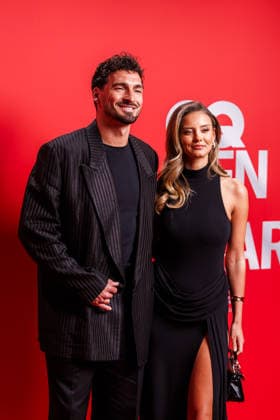 Award 27 GQ Men of the Year Award 2025 Mats Hummels and Nicola Cavanis at the 27 GQ Men of the Year Award at the Metropol on 27 11 2025 inBerlin Copyright: xEventpressxKochanx