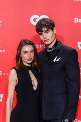 Award 27 GQ Men of the Year Award 2025 Charleen Weiss and Moritz Hau at the 27 GQ Men of the Year Award at the Metropol on 27 11 2025 inBerlin Copyright: xEventpressxKochanx
