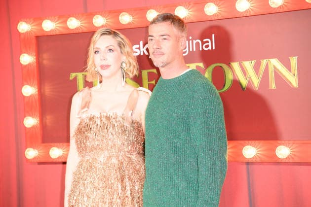 Tinsel Town World Premiere at Vue, Leicester Square, London, UK Kathryn Jenkins and husband Andrew Levitas attends The Tinsel Town World Premiere at Vue, Leicester Square in London, England, UK on Thursday 27 November, 2025., Credit:Justin Ng Avalon UK, England, London, Vue, Leicester Square  Copyright: xJustinxNgx xAvalonx 1055044239