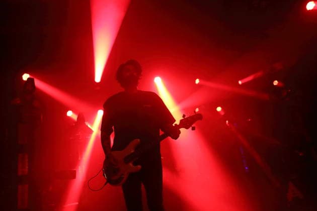Josh Billimoria from the band Thousand Below at a concert as support for Adept at Astra Kulturhaus in Berlin, November 27, 2025 Thousand Below concert Berlin