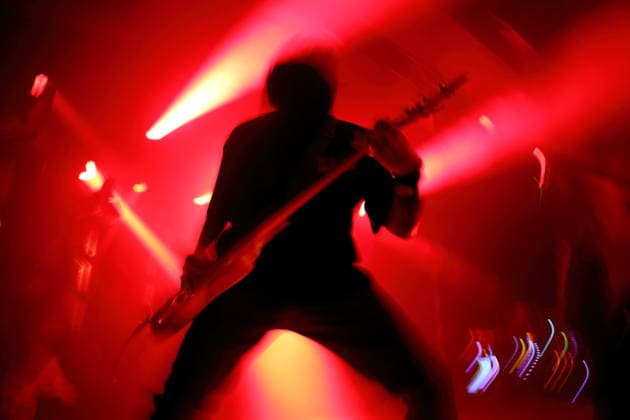 Josh Billimoria from the band Thousand Below at a concert as support for Adept at Astra Kulturhaus in Berlin, November 27, 2025 Thousand Below concert Berlin