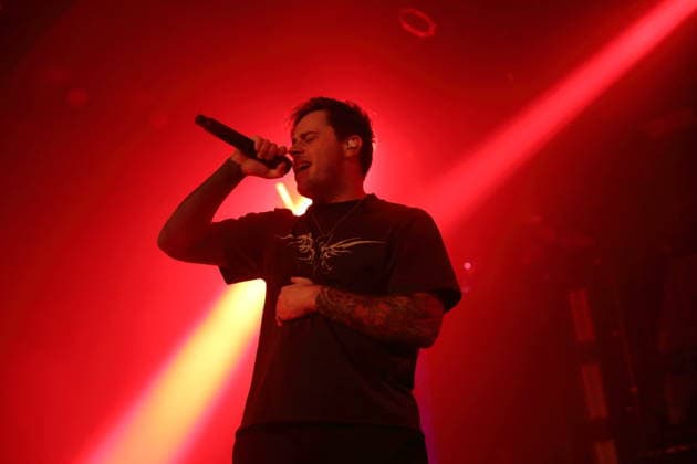 James Deberg from the band Thousand Below at a concert as support for Adept at Astra Kulturhaus in Berlin, November 27, 2025 Thousand Below concert Berlin