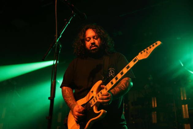Josh Thomas from the band Thousand Below at a concert as support for Adept at Astra Kulturhaus in Berlin, November 27, 2025 Thousand Below concert Berlin