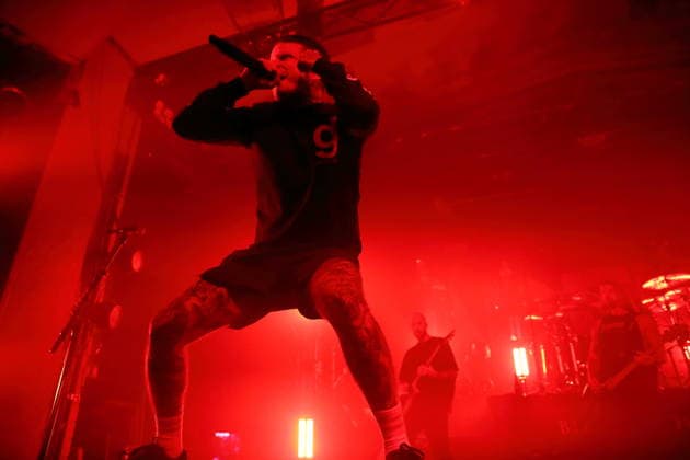 Robert Ljung from the band Adept at a concert at the Astra Kulturhaus in Berlin, November 27, 2025 Adept concert Berlin