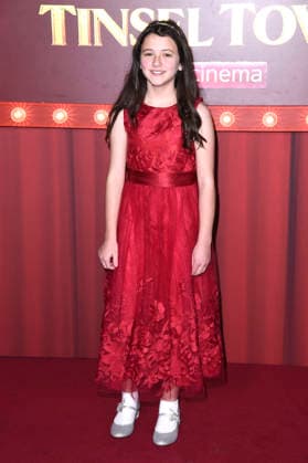 Matilda Firth at the premiere of the Sky film Tinsel Town The Wonder of Stoneford at Vue Cinema West End London, 27 11 2025 Foto:xS.xVasx xFuturexImagex tinsel_5143