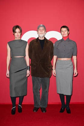 Milan, GQ Men of the Year 2025 In the photo: Giulia and Camilla Venturini, Simone Bellotti  Copyright: xManuelexMangiarottix xipa-agency.netx xManuelexMangiarottix IPA_Agency_IPA68462155