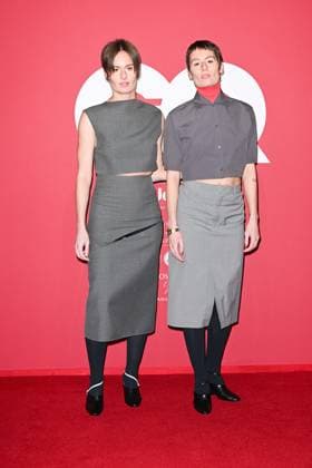 Milan, GQ Men of the Year 2025. Pictured: Giulia and Camilla Venturini.  Copyright: xManuelexMangiarottix xipa-agency.netx xManuelexMangiarottix IPA_Agency_IPA68462173