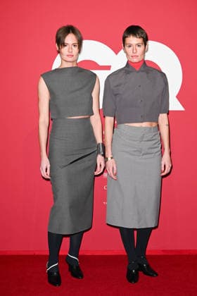 Milan, GQ Men of the Year 2025. Pictured: Giulia and Camilla Venturini.  Copyright: xManuelexMangiarottix xipa-agency.netx xManuelexMangiarottix IPA_Agency_IPA68462183