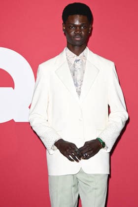Milan, GQ Men of the Year 2025 In the photo: Moustapha Fall  Copyright: xMoustaphaxFallx xipa-agency.netx xManuelexMangiarottix IPA_Agency_IPA68463082