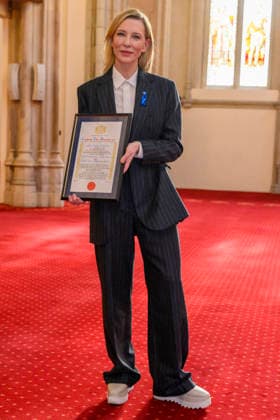 Cate Blanchett Receives Freedom of the City of London - UK Australian and American Academy Award winning actress, Cate Blanchett receives the Freedom of the City of London in recognition of her outstanding contribution to drama, and campaigning work on humanitarian and global environmental issues on November 28, 2025 at Guildhall in London, England, UK. Photo by Ray Tang ABACAPRESS.COM London England United Kingdom  Copyright: xRayxTang ABACAx