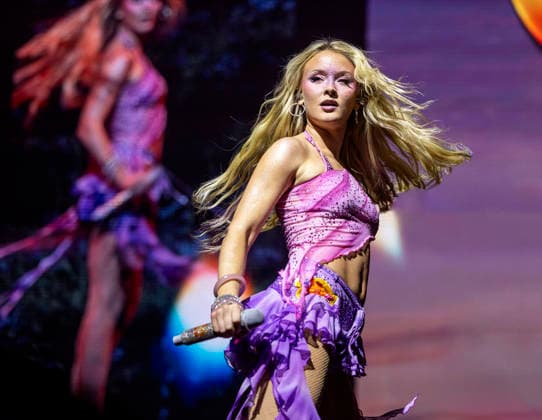 STOCKHOLM, SWEDEN 20251128 Zara Larsson Midnight Sun Tour at Avicii Arena in Stockholm, Sweden November 28, 2025 STOCKHOLM SWEDEN x60160x  Copyright: xStefanxJerrevang TTx ZARA LARSSON CONCERT Tq-WRB_ZK8Y
