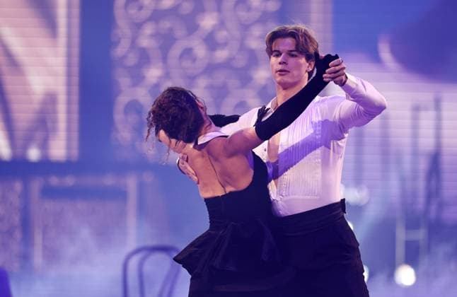 Let s Dance Live Tour 2025 in Erfurt EDITORIAL USE ONLY FOR EDITORIAL USE 28 11 2025, Erfurt, Messehalle, Let™s Dance The Original Live Tour 2025 in the picture Taliso Engel and Patricija Ionel