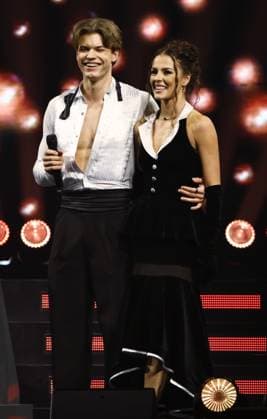Let s Dance Live Tour 2025 in Erfurt EDITORIAL USE ONLY FOR EDITORIAL USE 28 11 2025, Erfurt, Messehalle, Let™s Dance The Original Live Tour 2025 in the picture Taliso Engel and Patricija Ionel