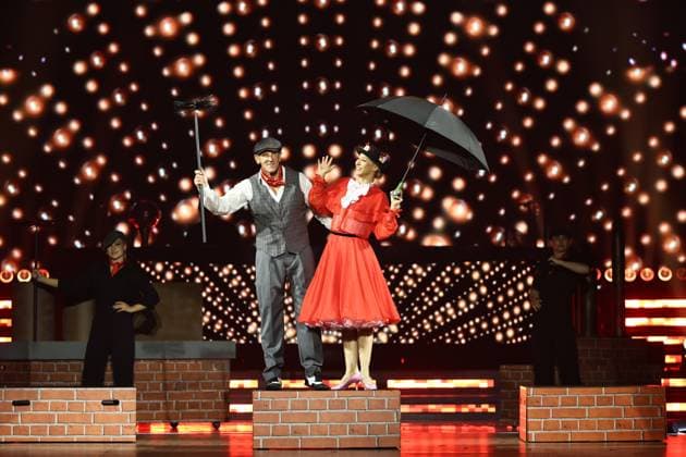 Let s Dance Live Tour 2025 in Erfurt EDITORIAL USE ONLY FOR EDITORIAL USE 28 11 2025, Erfurt, Messehalle, Let™s Dance The Original Live Tour 2025 in the picture Mark Keller and Kathrin Menzinger