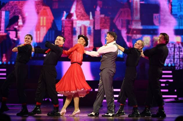 Let s Dance Live Tour 2025 in Erfurt EDITORIAL USE ONLY FOR EDITORIAL USE 28 11 2025, Erfurt, Messehalle, Let™s Dance The Original Live Tour 2025 in the picture Mark Keller and Kathrin Menzinger