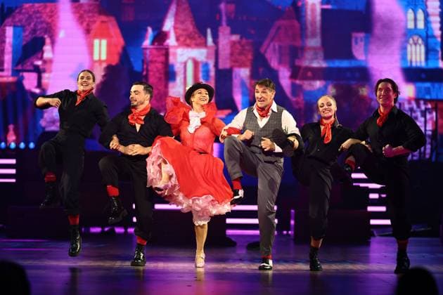 Let s Dance Live Tour 2025 in Erfurt EDITORIAL USE ONLY FOR EDITORIAL USE 28 11 2025, Erfurt, Messehalle, Let™s Dance The Original Live Tour 2025 in the picture Mark Keller and Kathrin Menzinger