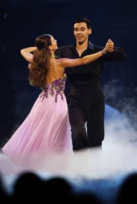 Let s Dance Live Tour 2025 in Erfurt EDITORIAL USE ONLY FOR EDITORIAL USE 28 11 2025, Erfurt, Messehalle, Let™s Dance The Original Live Tour 2025 in the picture Diego Pooth and Ekaterina Leonova