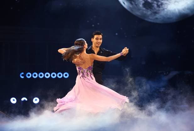 Let s Dance Live Tour 2025 in Erfurt EDITORIAL USE ONLY FOR EDITORIAL USE 28 11 2025, Erfurt, Messehalle, Let™s Dance The Original Live Tour 2025 in the picture Diego Pooth and Ekaterina Leonova
