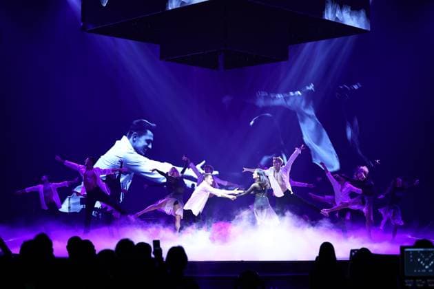 Let s Dance Live Tour 2025 in Erfurt EDITORIAL USE ONLY FOR EDITORIAL USE 28 11 2025, Erfurt, Messehalle, Let™s Dance Das Original Live Tour 2025 im Bild Dance performance by the professional dancers