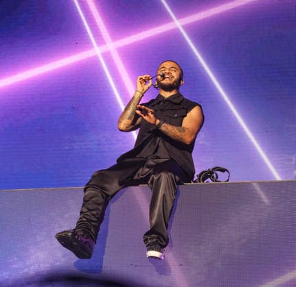 JLS bring their The Club Is Alive: 2025 Hits Tour to the O2 arena London United Kingdom Friday 28 November 2025. Aston Merrygold of JLS performing on their The Club Is Alive: 2025 Hits Tour at the O2 arena London, United Kingdon on Friday 28 November 2025., Credit:Ray Hill Avalon  Copyright: xRayxHillx xAvalonx 1055274383