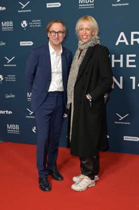 Bernhard Karl and Katja Eichinger at the festival opening and the premiere of the feature film Sentimental Value at the 20 World Cinema Festival Around the World in 14 Films at the Kino in derKulturBrauerei Berlin, 28 11 2025 Foto:xM.xBehrensx xFuturexImagex world_5138