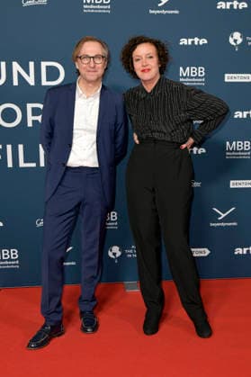 Bernhard Karl and Maria Schrader at the festival opening and the premiere of the feature film Sentimental Value at the 20 World Cinema Festival Around the World in 14 Films at the cinema in theKulturBrauerei Berlin, 28 11 2025 Foto:xM.xBehrensx xFuturexImagex world_5149